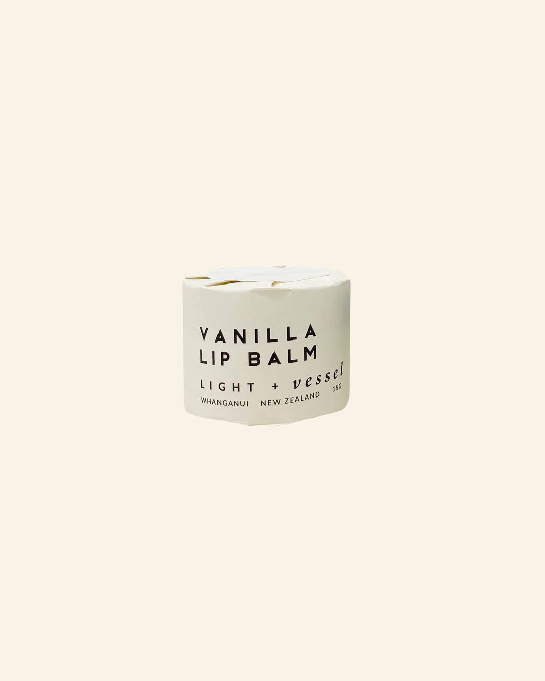 Light + Vessel Organic Vanilla Lip Balm